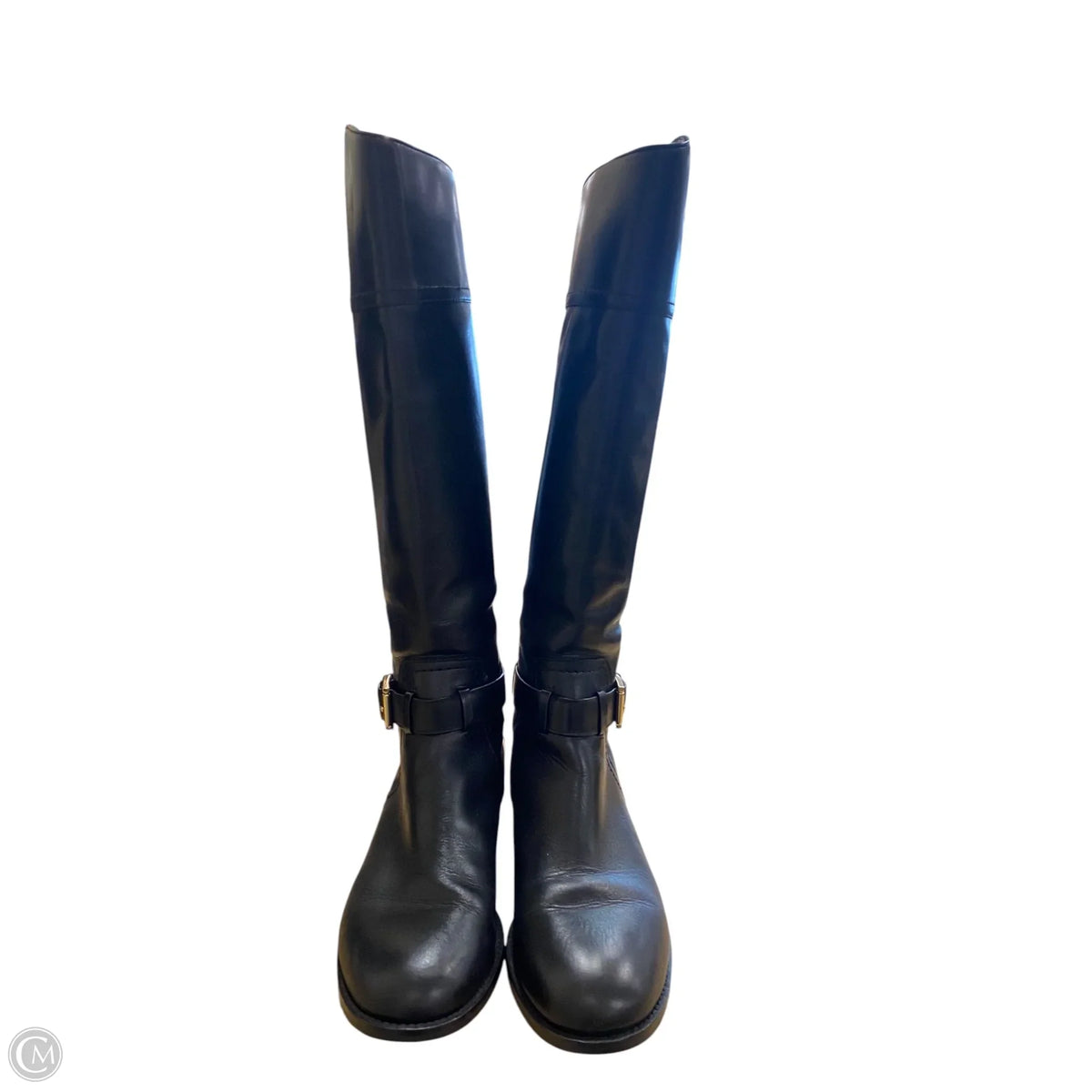 Boots Designer By Tory Burch In Bronze, Size: 8.5