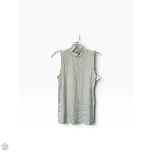 Top Sleeveless By Loft In White, Size: L