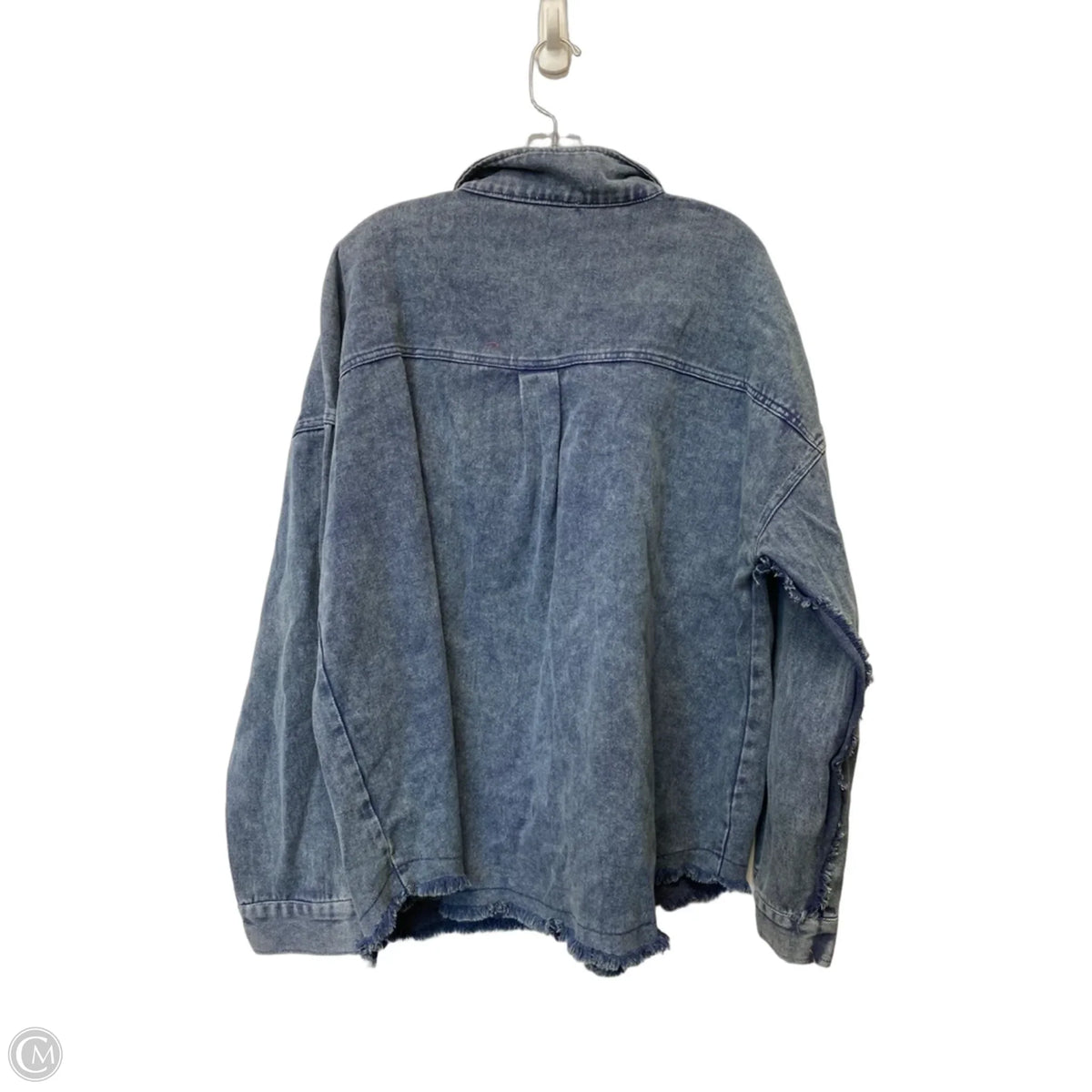 Top Long Sleeve By Heyson In Blue Denim, Size: 2x