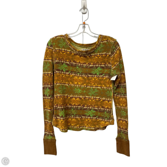 Top Long Sleeve By We The Free In Brown, Size: M