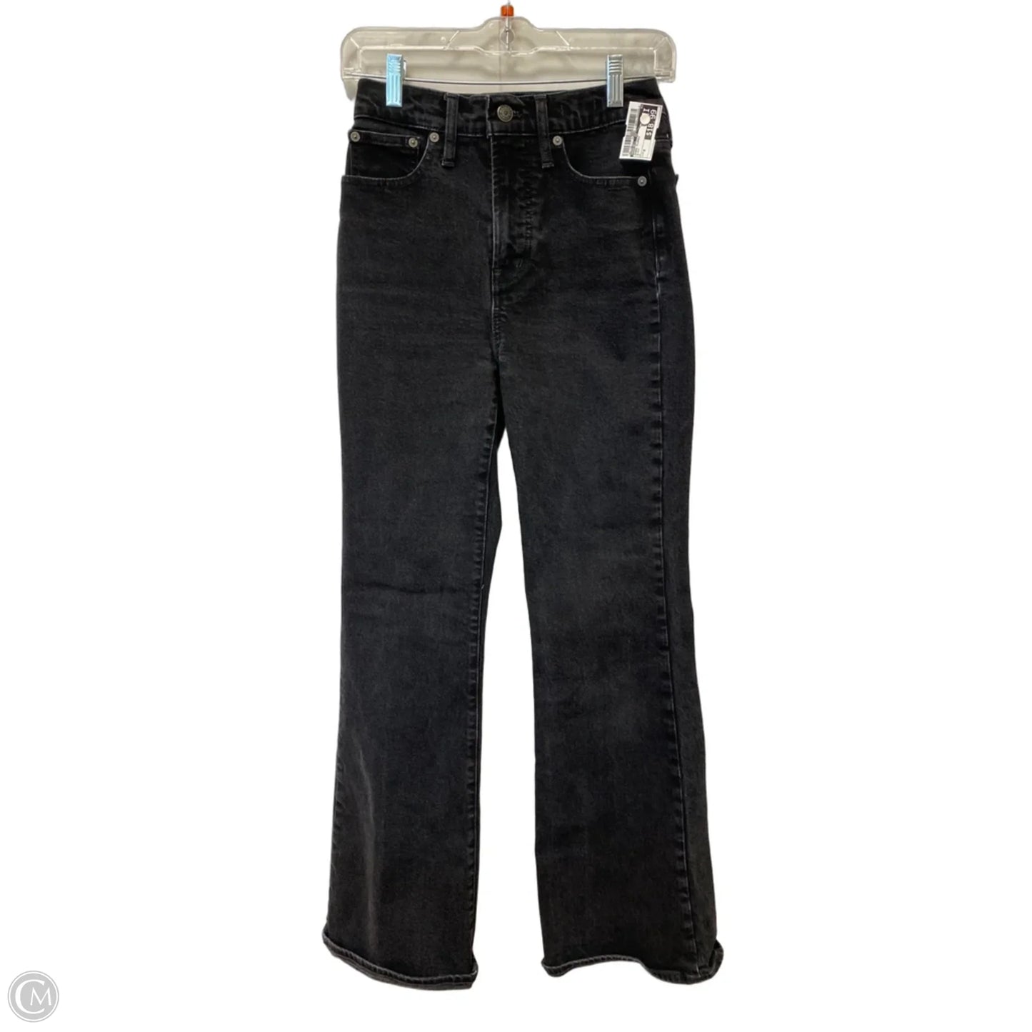 Jeans Flared By Madewell In Black, Size: 0