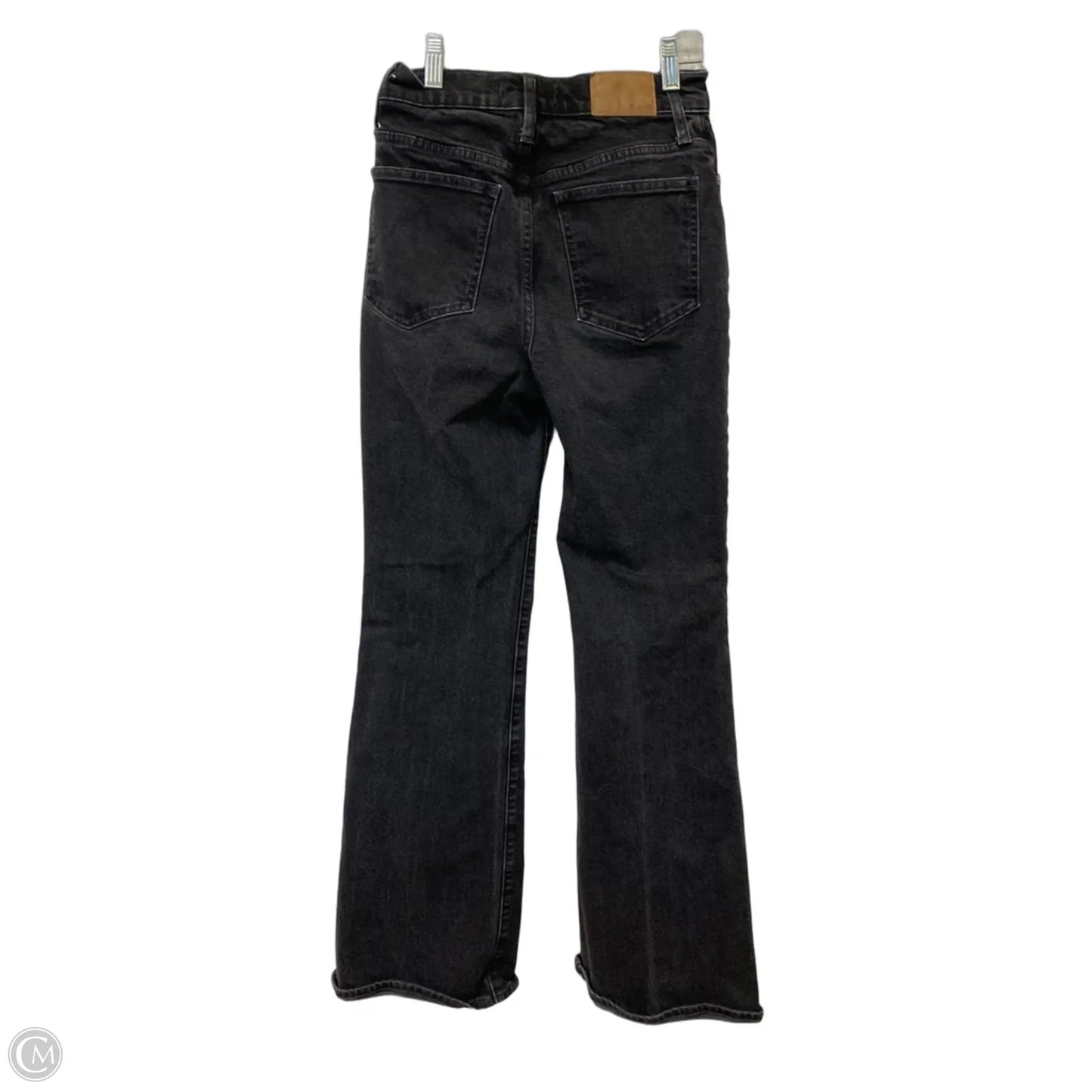Jeans Flared By Madewell In Black, Size: 0