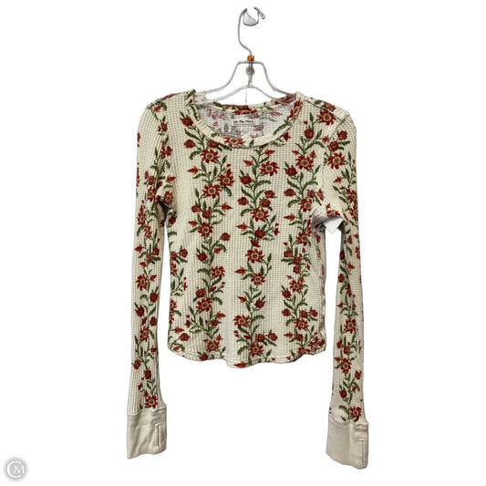 Top Long Sleeve By We The Free In Floral Print, Size: M