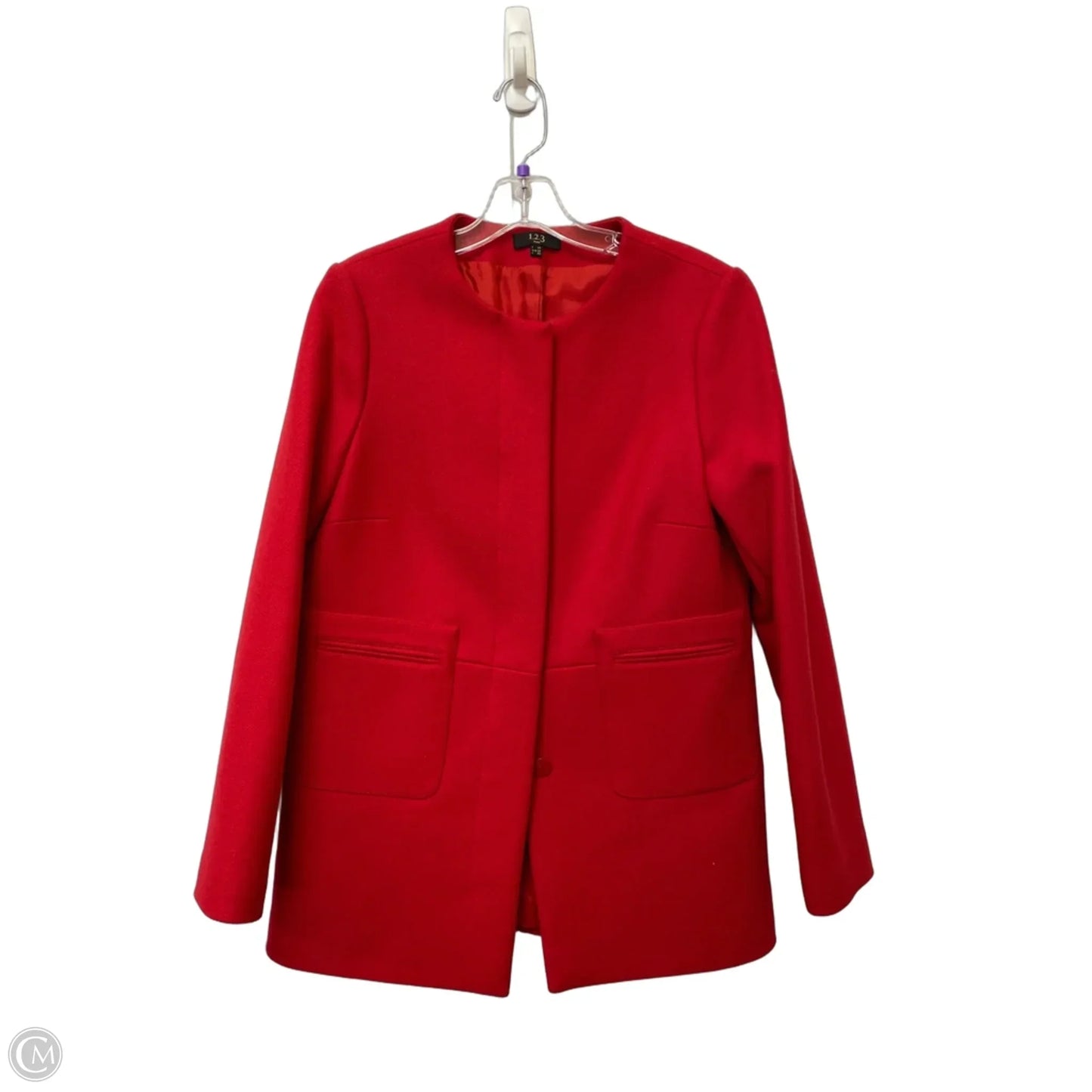 Coat Wool By Cma In Red, Size: M