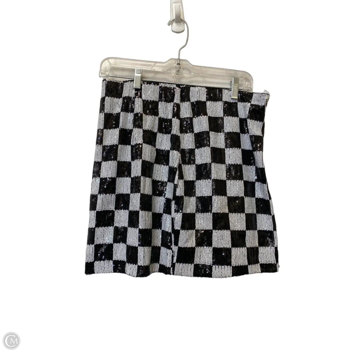 Skirt Mini & Short By Endless Rose In Black & White, Size: L