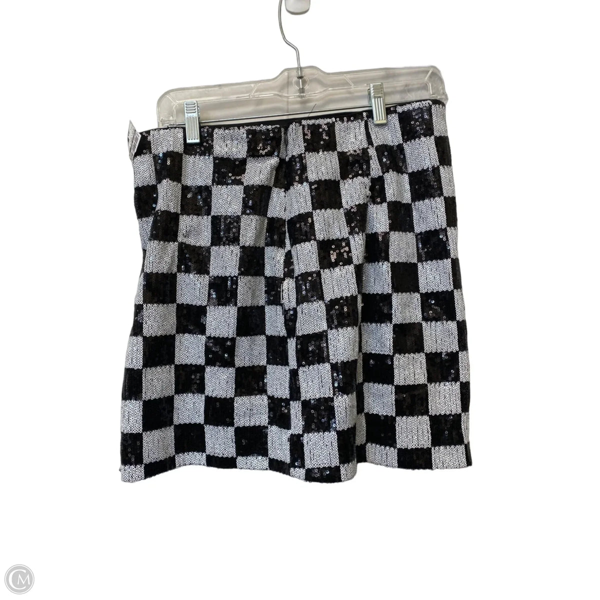 Skirt Mini & Short By Endless Rose In Black & White, Size: L