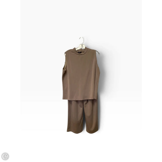 Pants Set 2pc By Clothes Mentor In Brown, Size: Xl