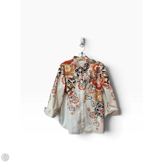 Top Long Sleeve By Chicos In Multi-colored, Size: 12