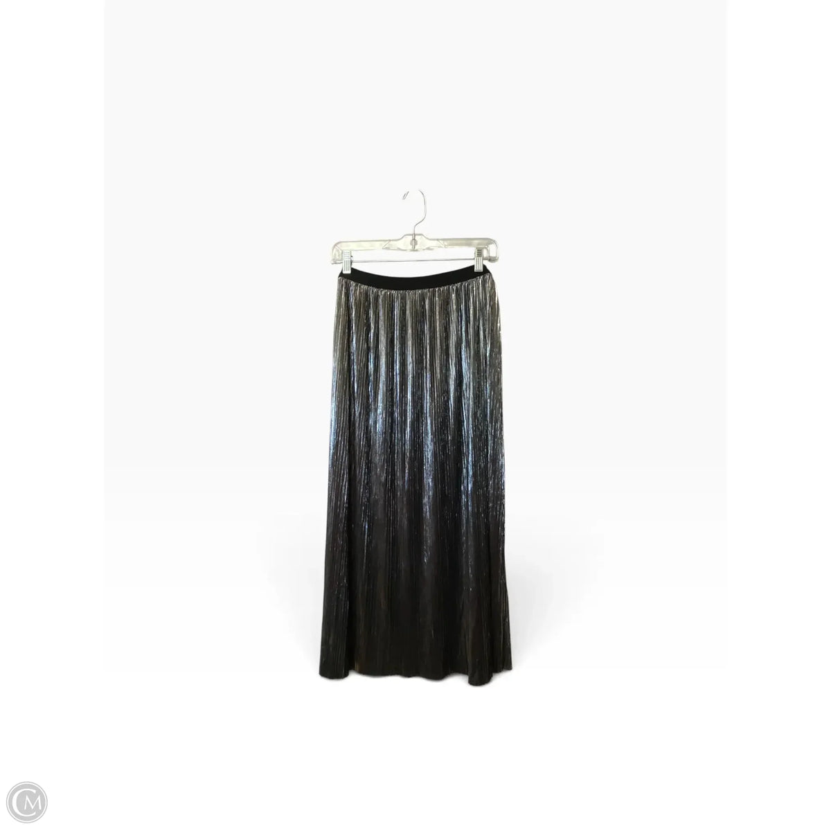 Skirt Maxi By Cmb In Silver, Size: M