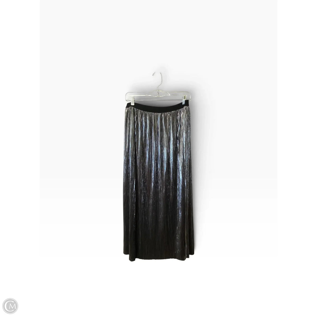 Skirt Maxi By Cmb In Silver, Size: M