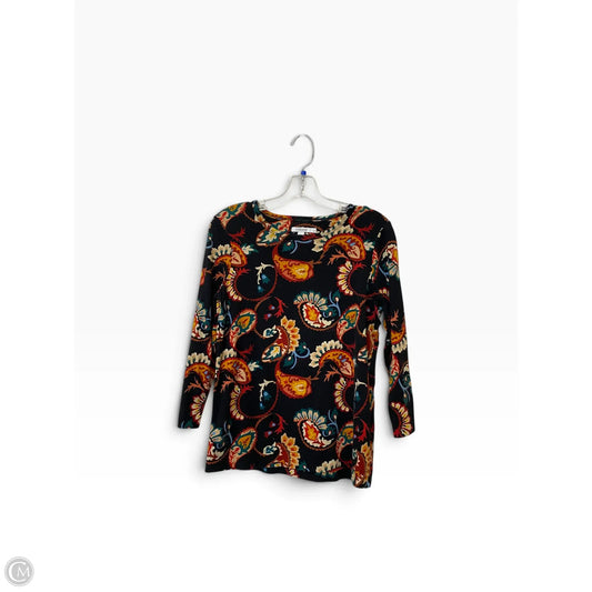 Top 3/4 Sleeve By Chicos In Multi-colored, Size: M