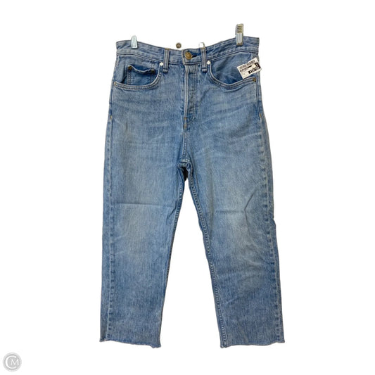 Jeans Cropped By Rag And Bone In Blue Denim, Size: 4