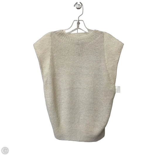 Top Sleeveless By Banana Republic In Cream, Size: S