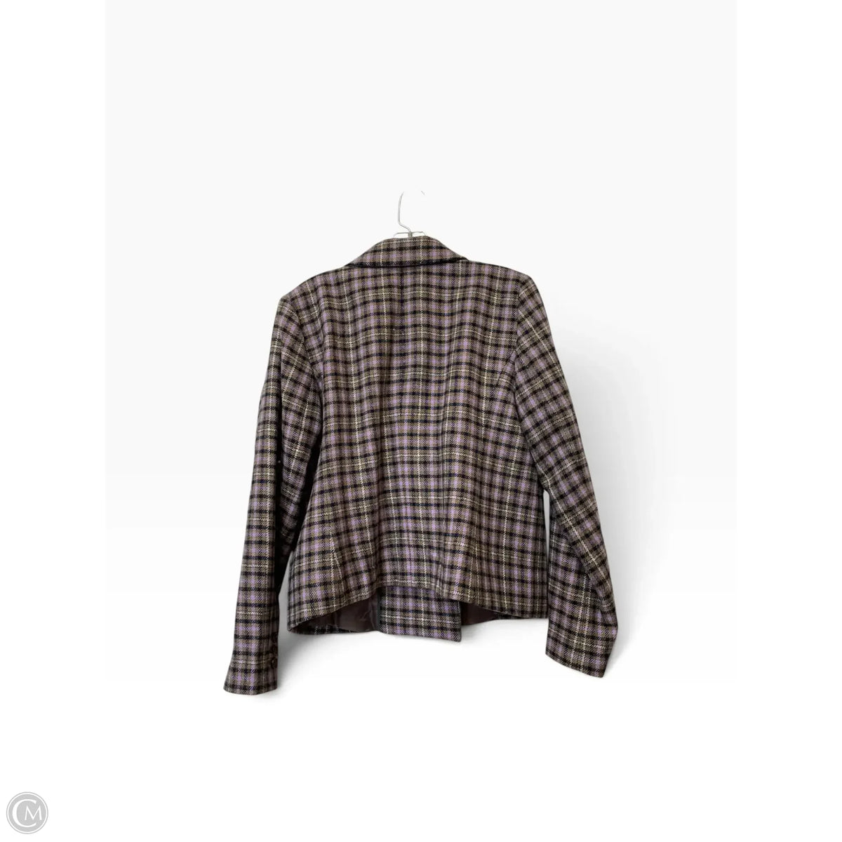 Blazer By Talbots In Plaid Pattern, Size: 10