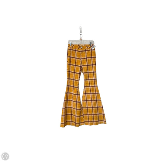Pants Corduroy By We The Free In Brown & Yellow, Size: 4