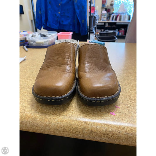Shoes Heels Wedge By Born In Brown, Size: 8