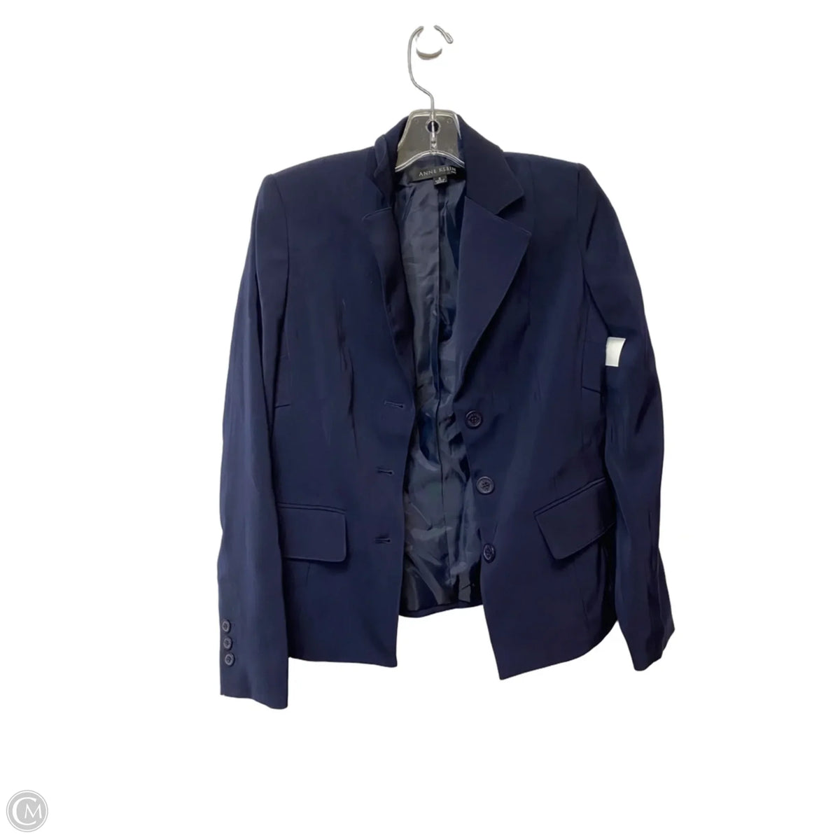 Blazer By Anne Klein In Navy, Size: 2