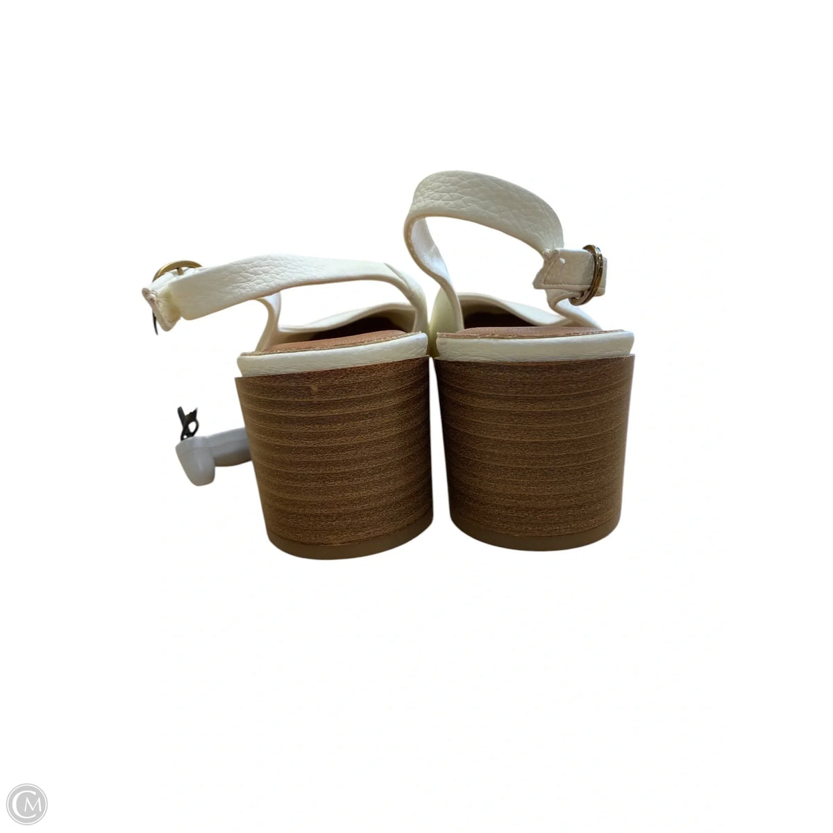 Shoes Heels Block By Bare Traps In Cream, Size: 7