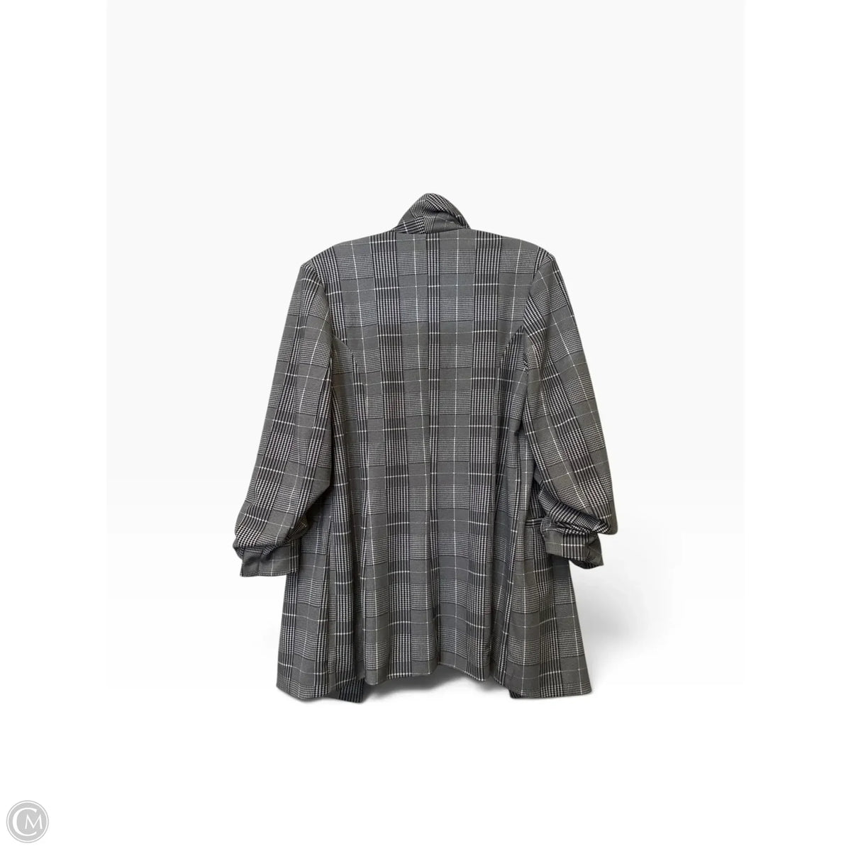 Blazer By Clothes Mentor In Black & White, Size: M