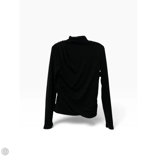 Top Long Sleeve By White House Black Market In Black, Size: M