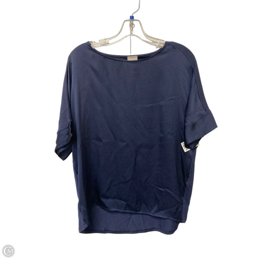 Top Short Sleeve By Chicos In Navy, Size: S