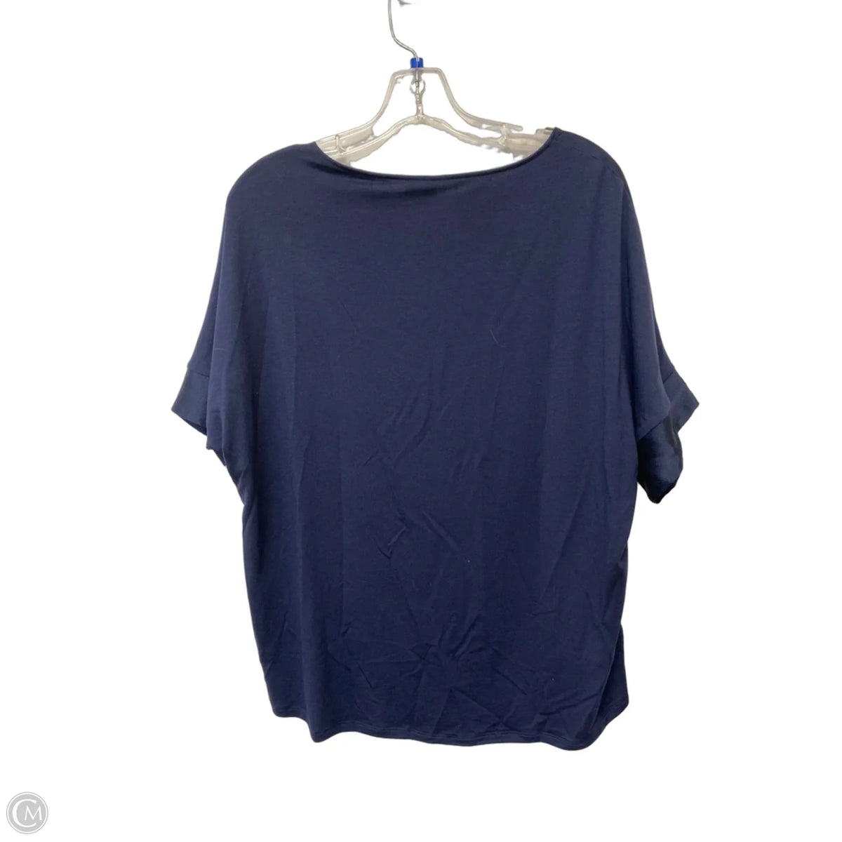 Top Short Sleeve By Chicos In Navy, Size: S