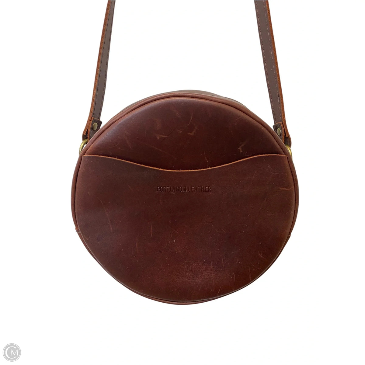 Handbag Leather By Portland Leather, Size: Medium