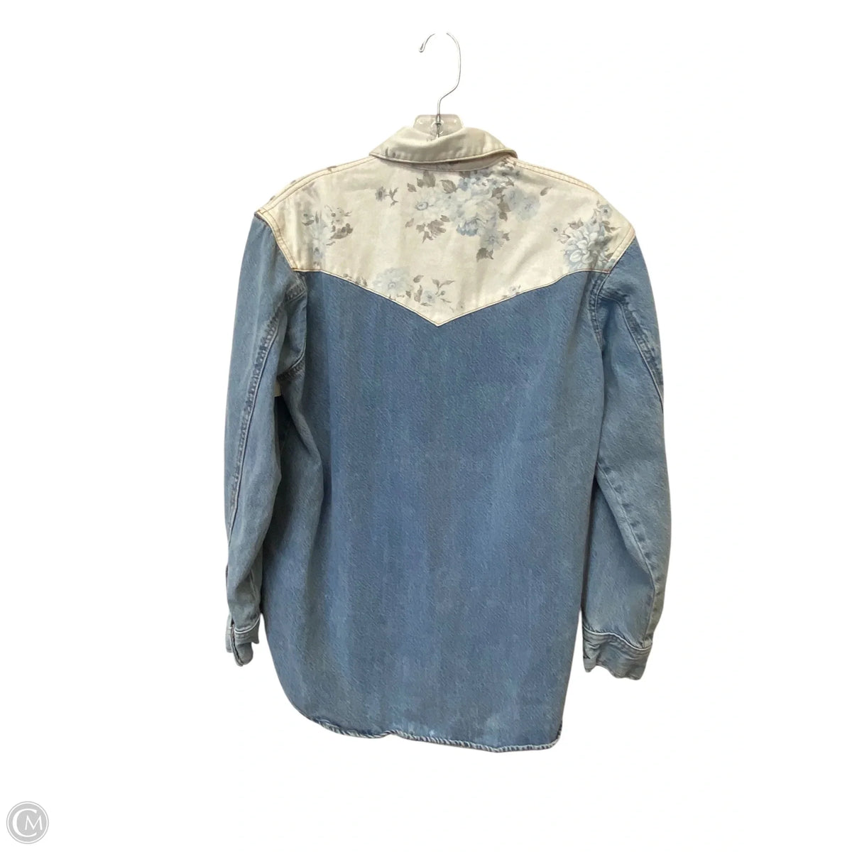 Jacket Shirt By Universal Thread In Blue, Size: S
