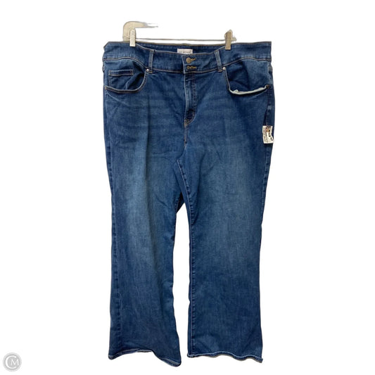 Jeans Boot Cut By Lane Bryant In Blue Denim, Size: 24