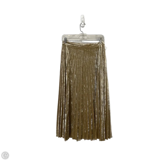 Skirt Maxi By Skies Are Blue In Gold, Size: S