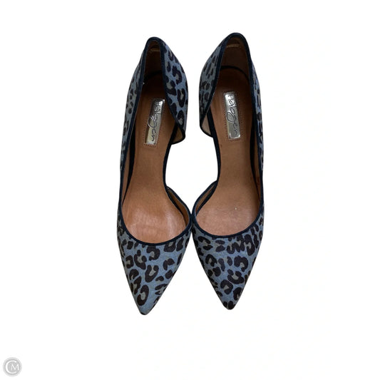 Shoes Heels Stiletto By Halogen In Animal Print, Size: 6.5