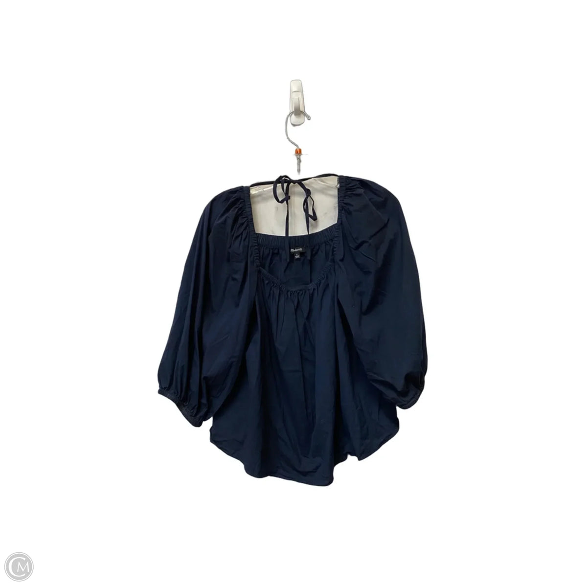 Top Long Sleeve By Madewell In Navy, Size: 4