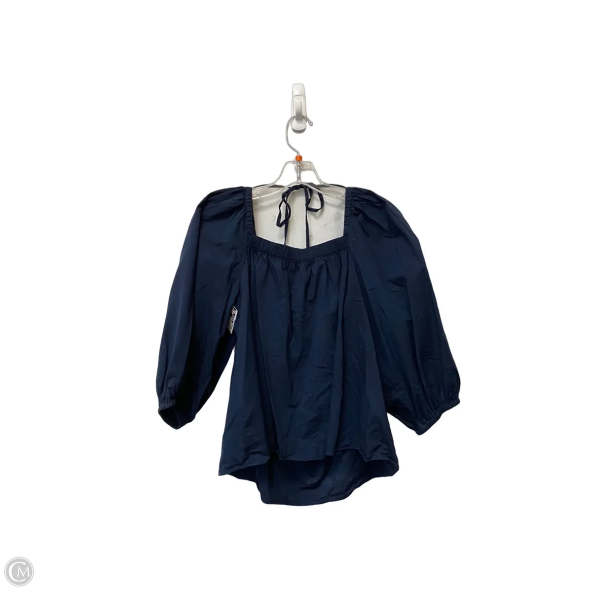 Top Long Sleeve By Madewell In Navy, Size: 4