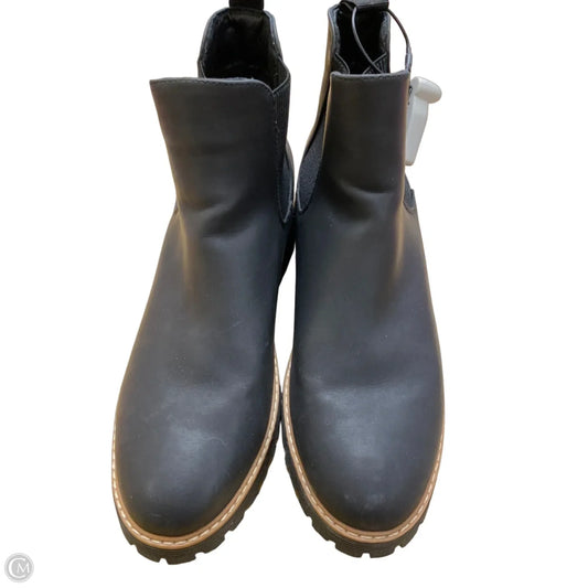 Boots Ankle Flats By Clothes Mentor In Black, Size: 9