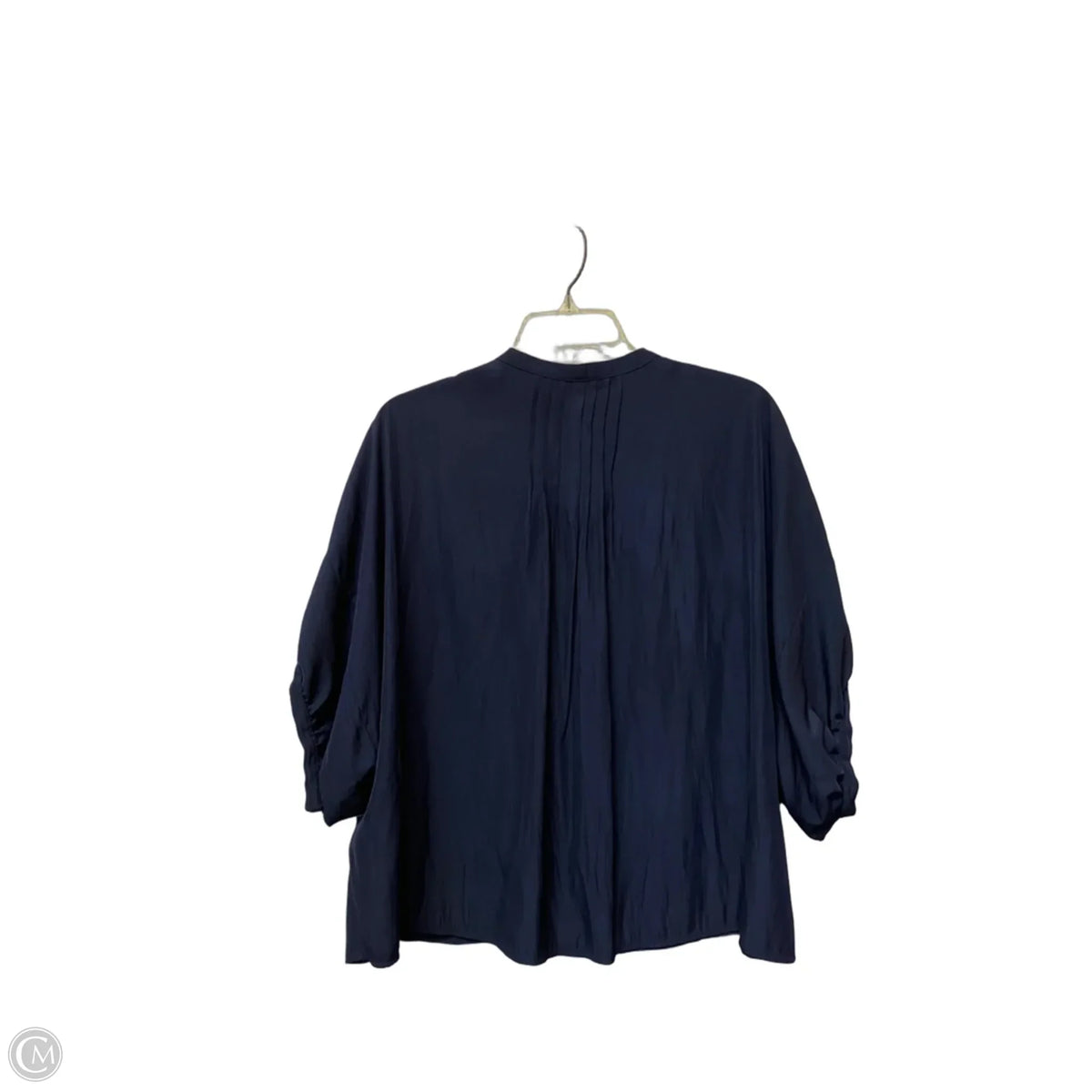 Top Short Sleeve By Clothes Mentor In Navy, Size: S