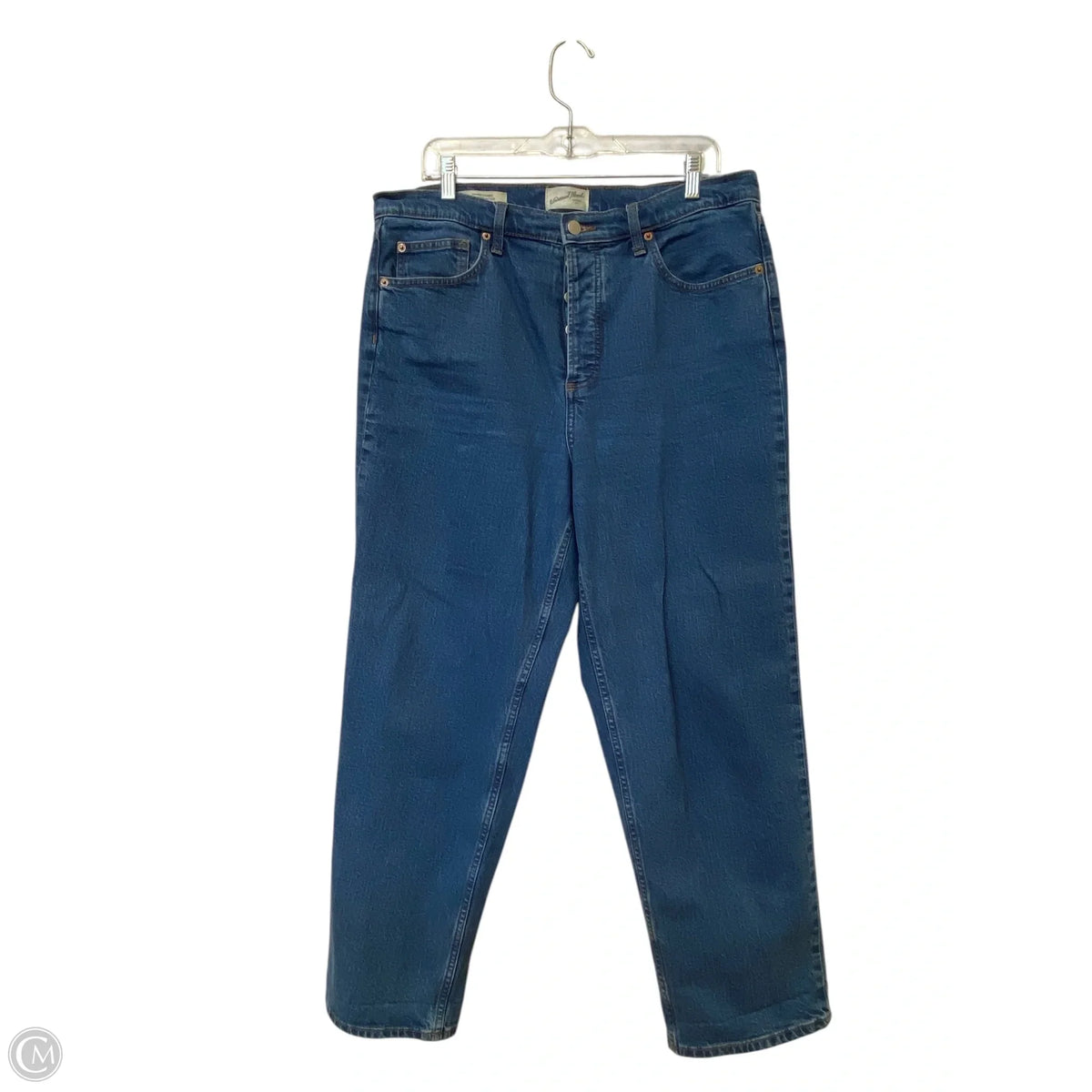 Jeans Straight By Universal Thread In Blue Denim, Size: 14