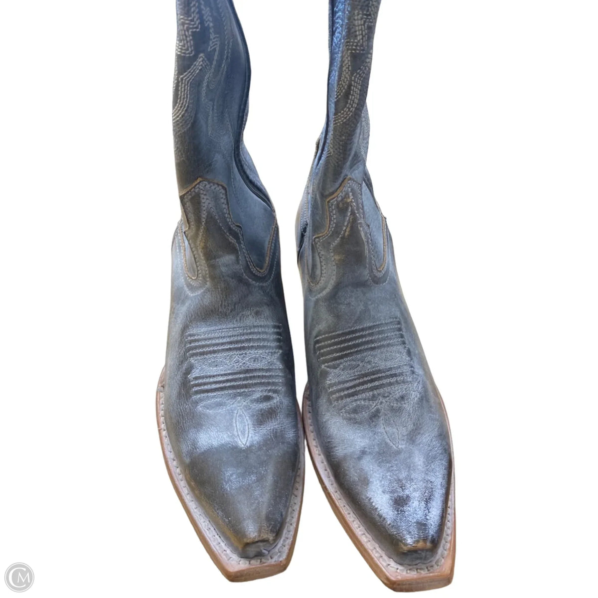 Boots Western By Freebird In Grey, Size: 8