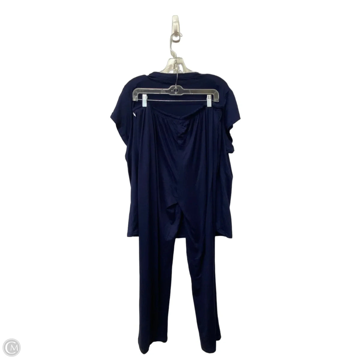 Pants Set 2pc By Ekouaer In Navy, Size: 2x