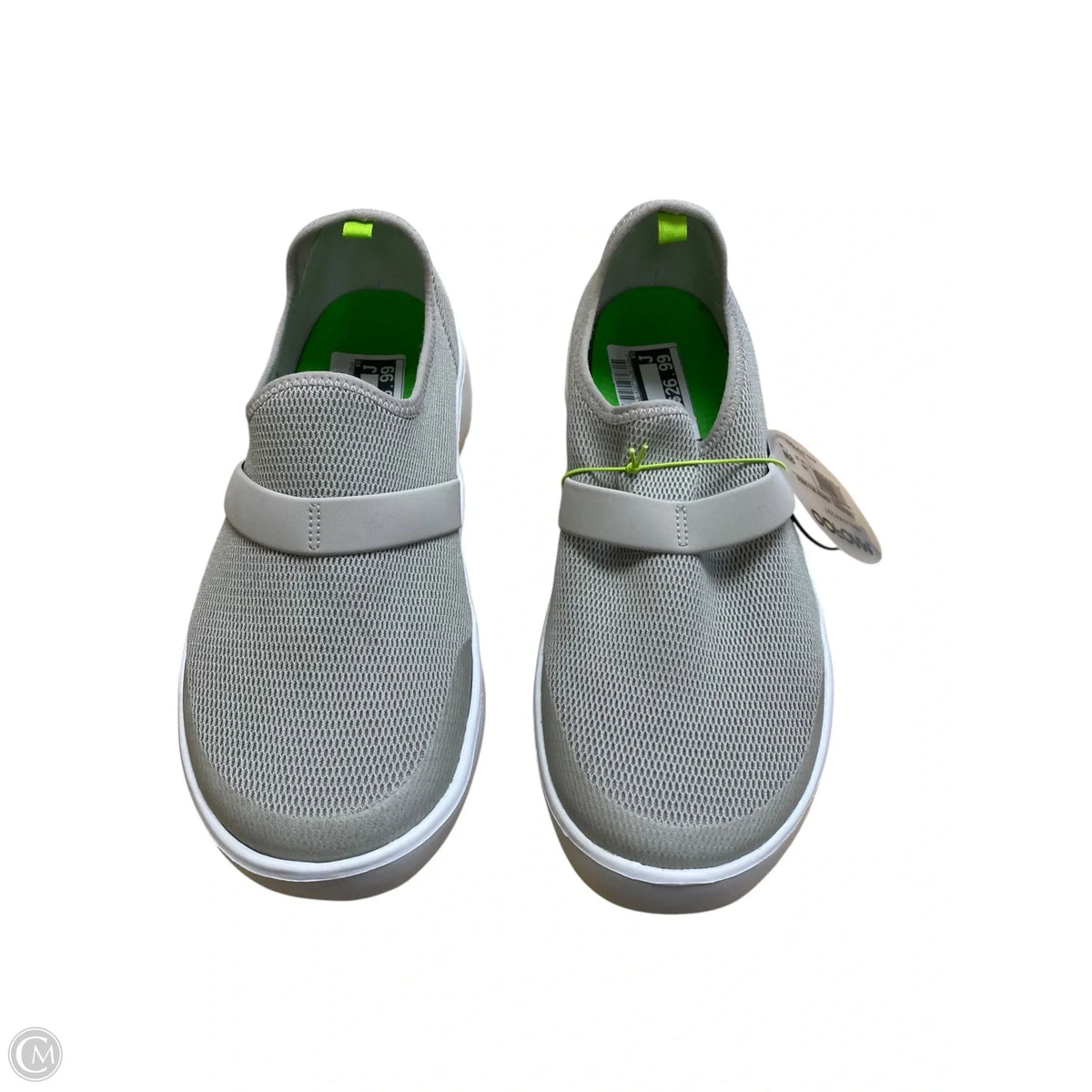 Shoes Athletic By Oofos In Grey, Size: 9