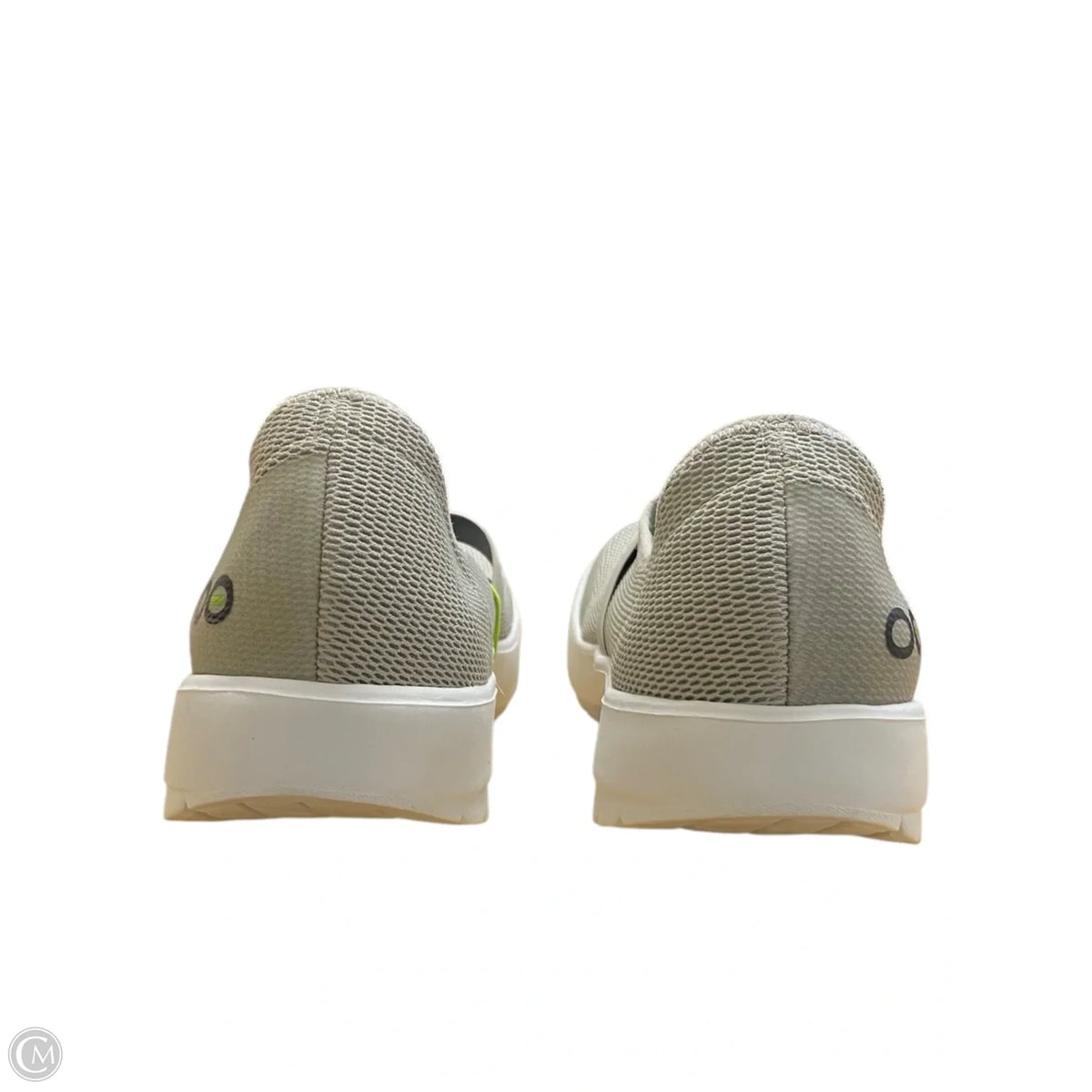 Shoes Athletic By Oofos In Grey, Size: 9