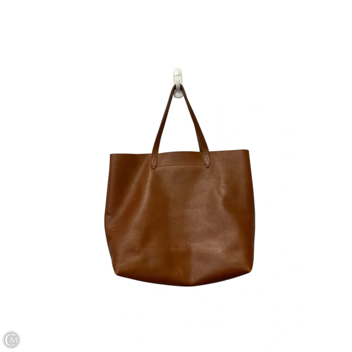 Handbag Leather By Madewell, Size: Large