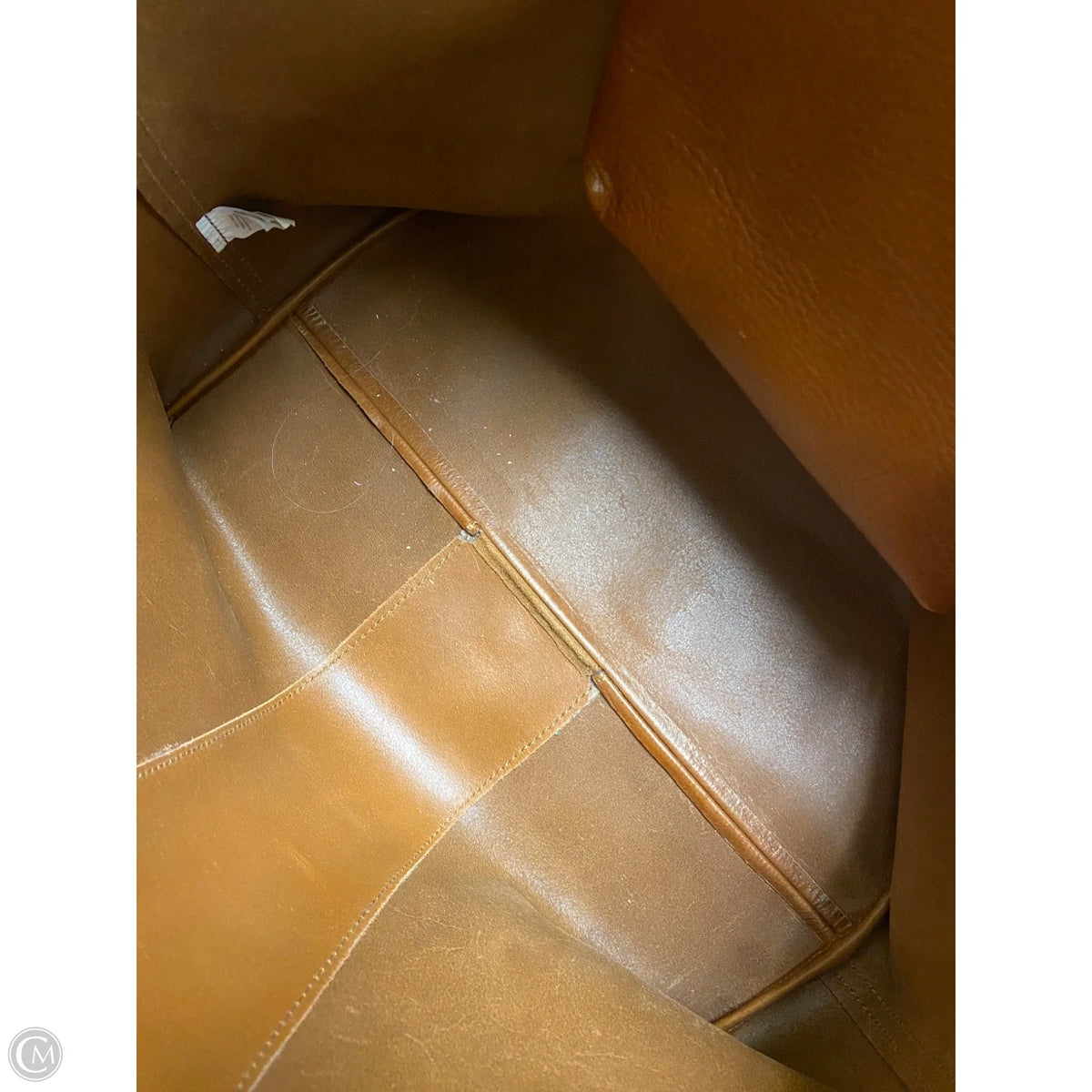 Handbag Leather By Madewell, Size: Large