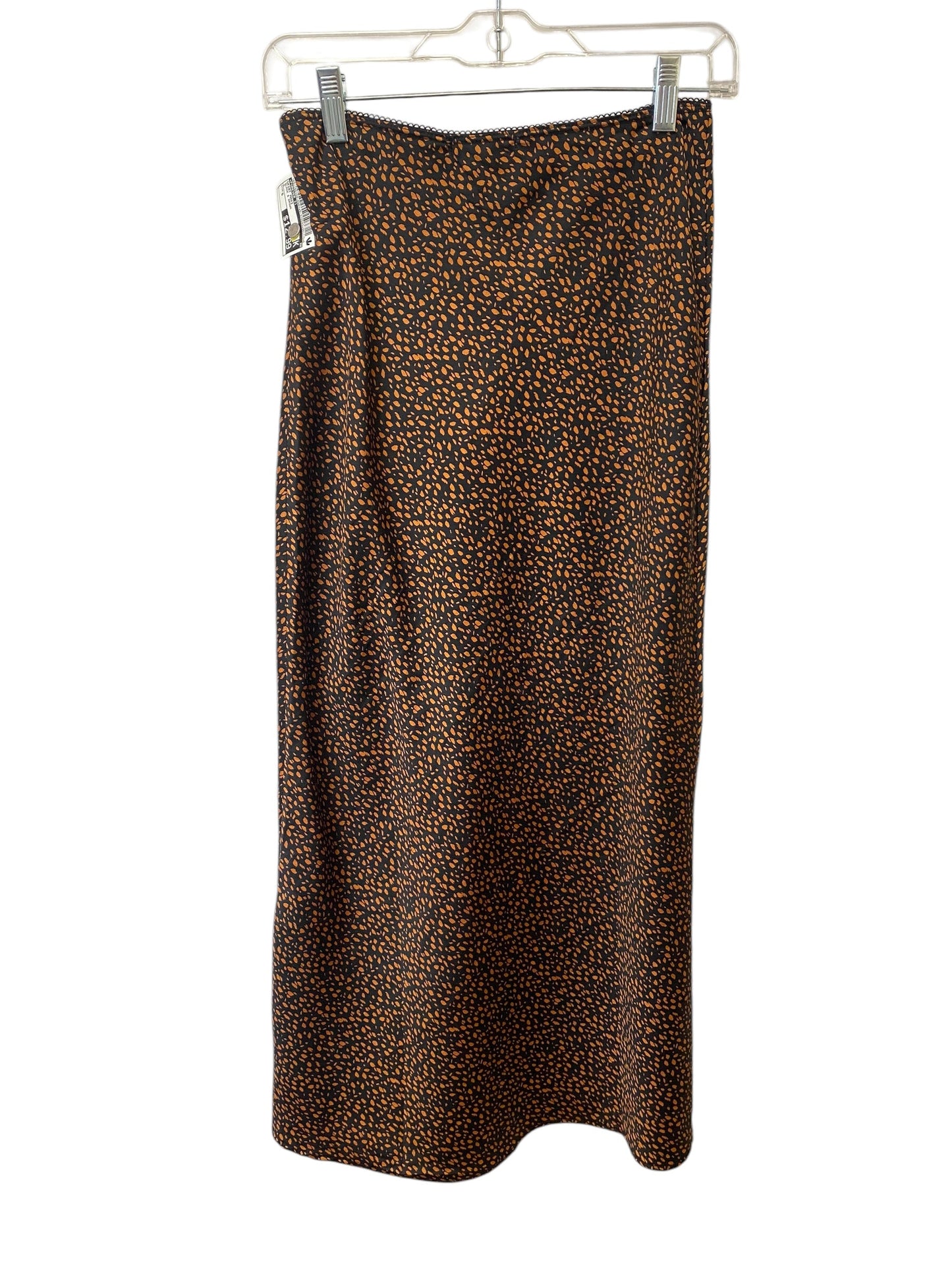 Skirt Maxi By Forever 21 In Black & Brown, Size: S