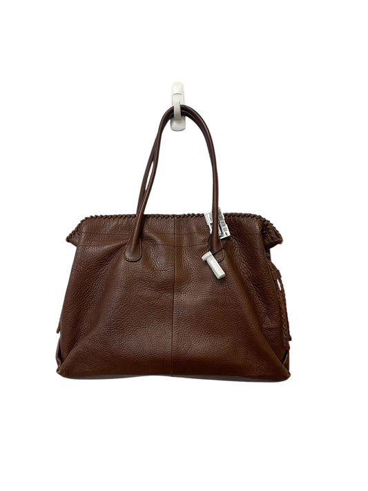 Handbag Leather By Banana Republic, Size: Large