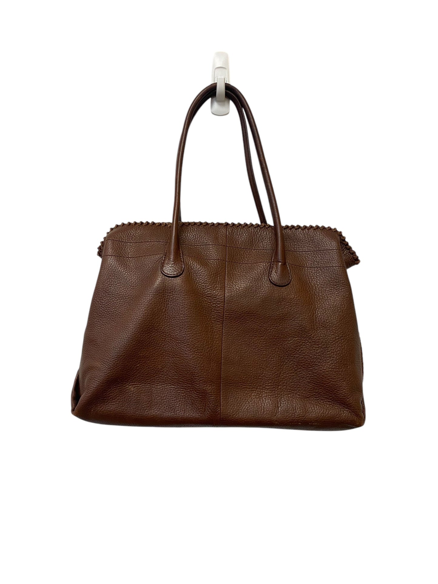 Handbag Leather By Banana Republic, Size: Large