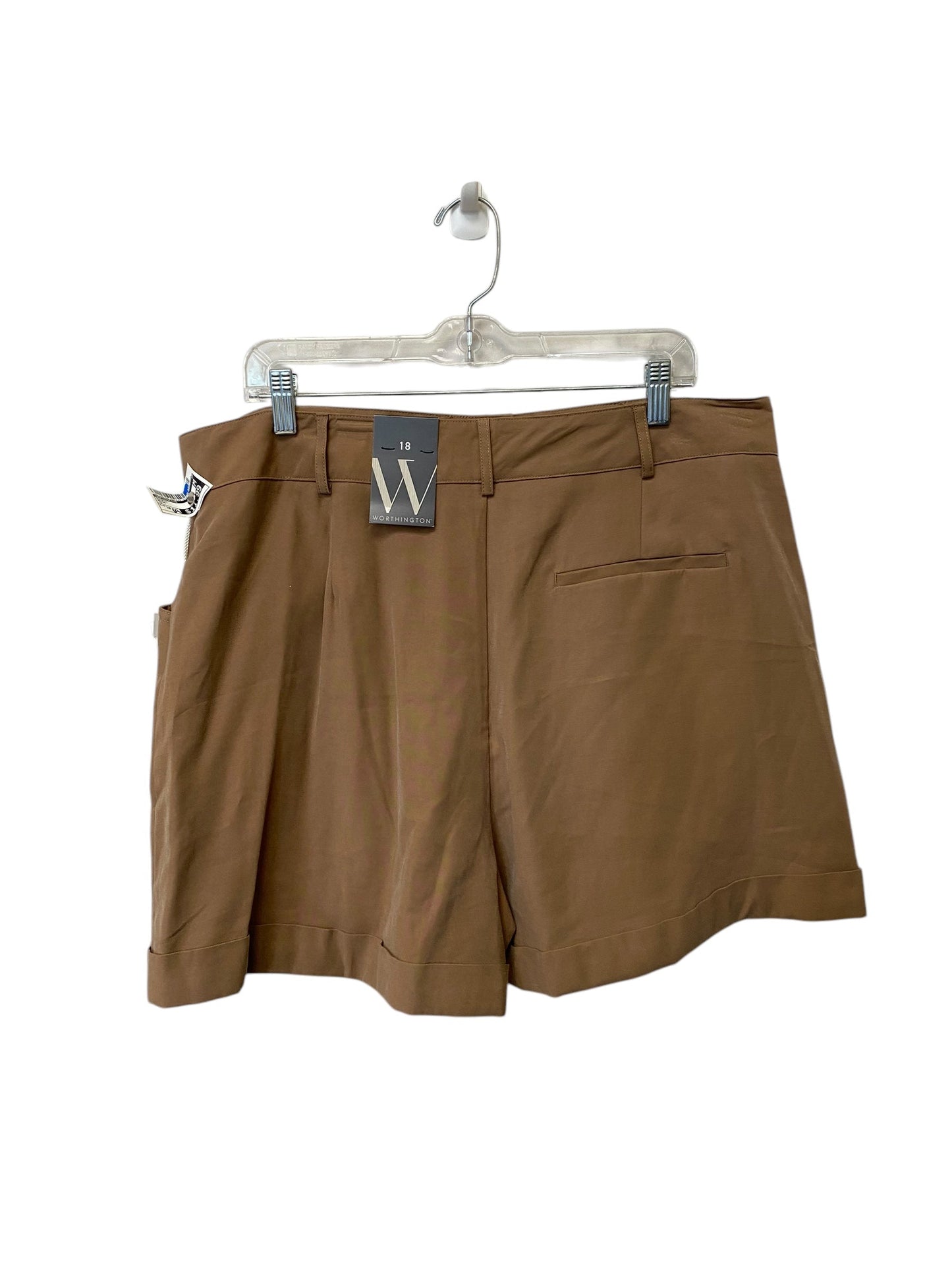 Shorts By Worthington In Brown, Size: 18