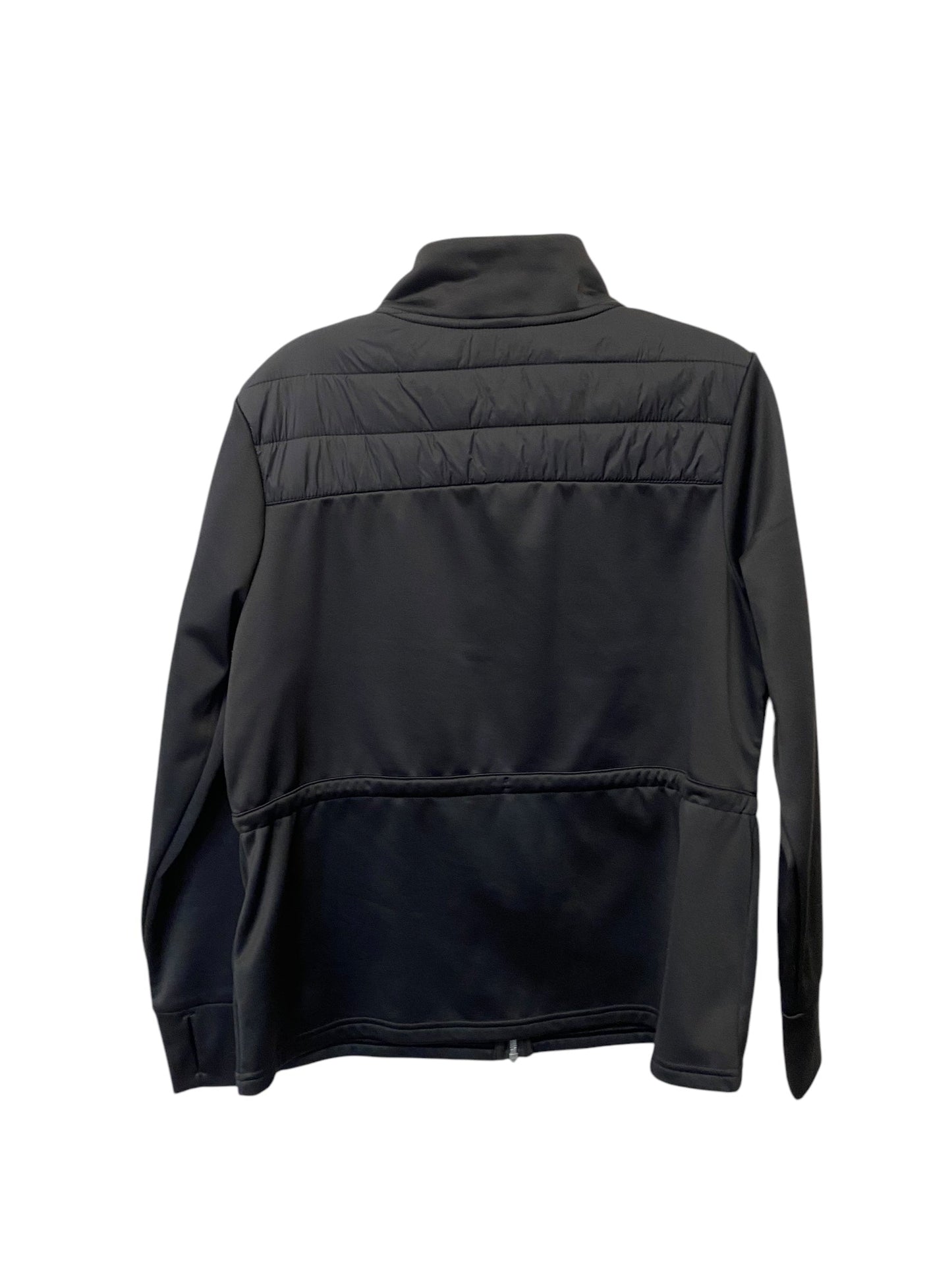 Athletic Jacket By Avia In Black, Size: L