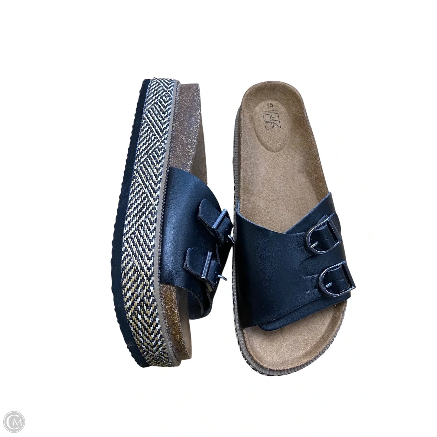 Sandals Heels Platform By No Boundaries In Black, Size: 9.5