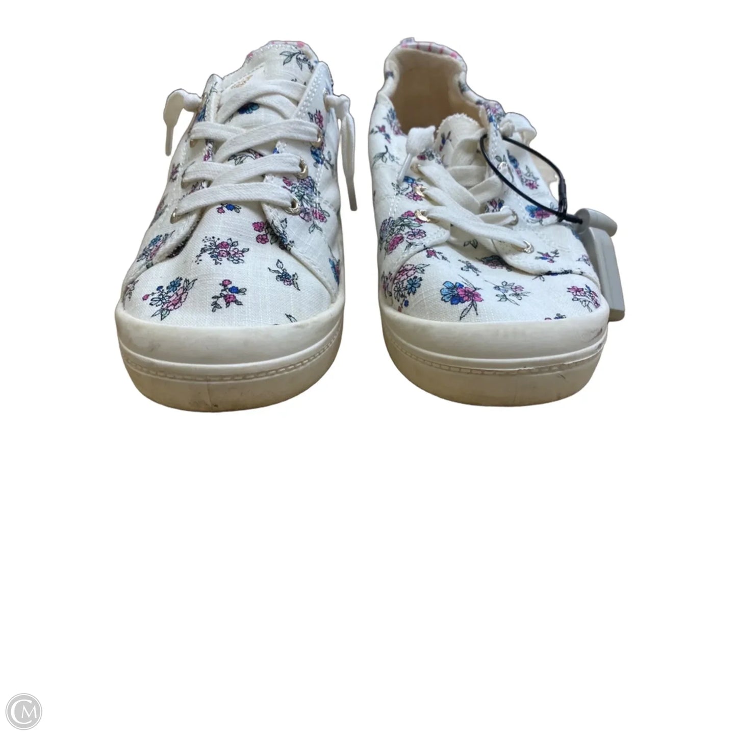 Shoes Sneakers By Roxy In Floral Print, Size: 8