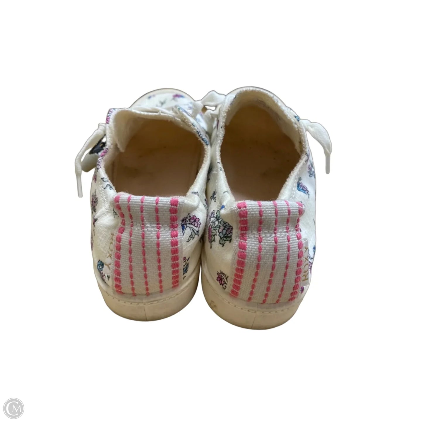 Shoes Sneakers By Roxy In Floral Print, Size: 8